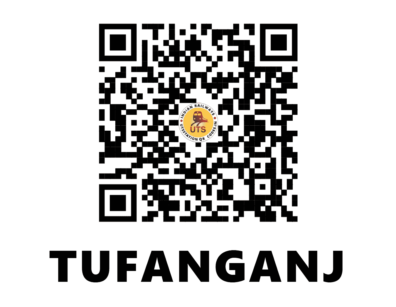 UTS QR Code for TUFANGANJ - TFGN (NF - WEST BENGAL)